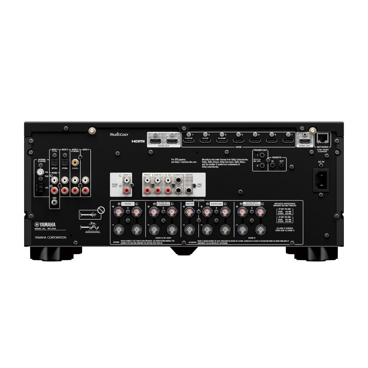Yamaha RX-A4A AV Receiver 4K 120Hz