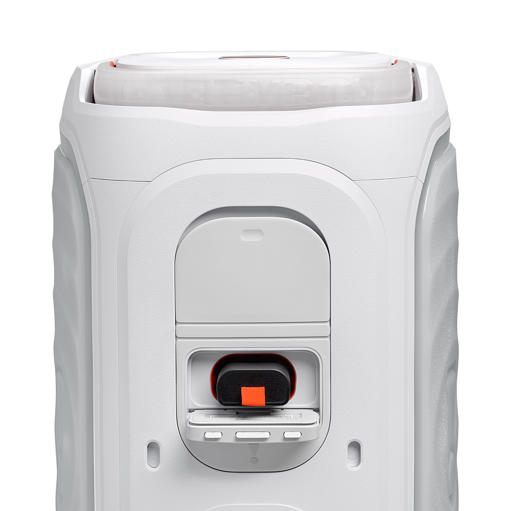 JBL PartyBox 130 - Portable Bluetooth Party Speaker with Lights – White