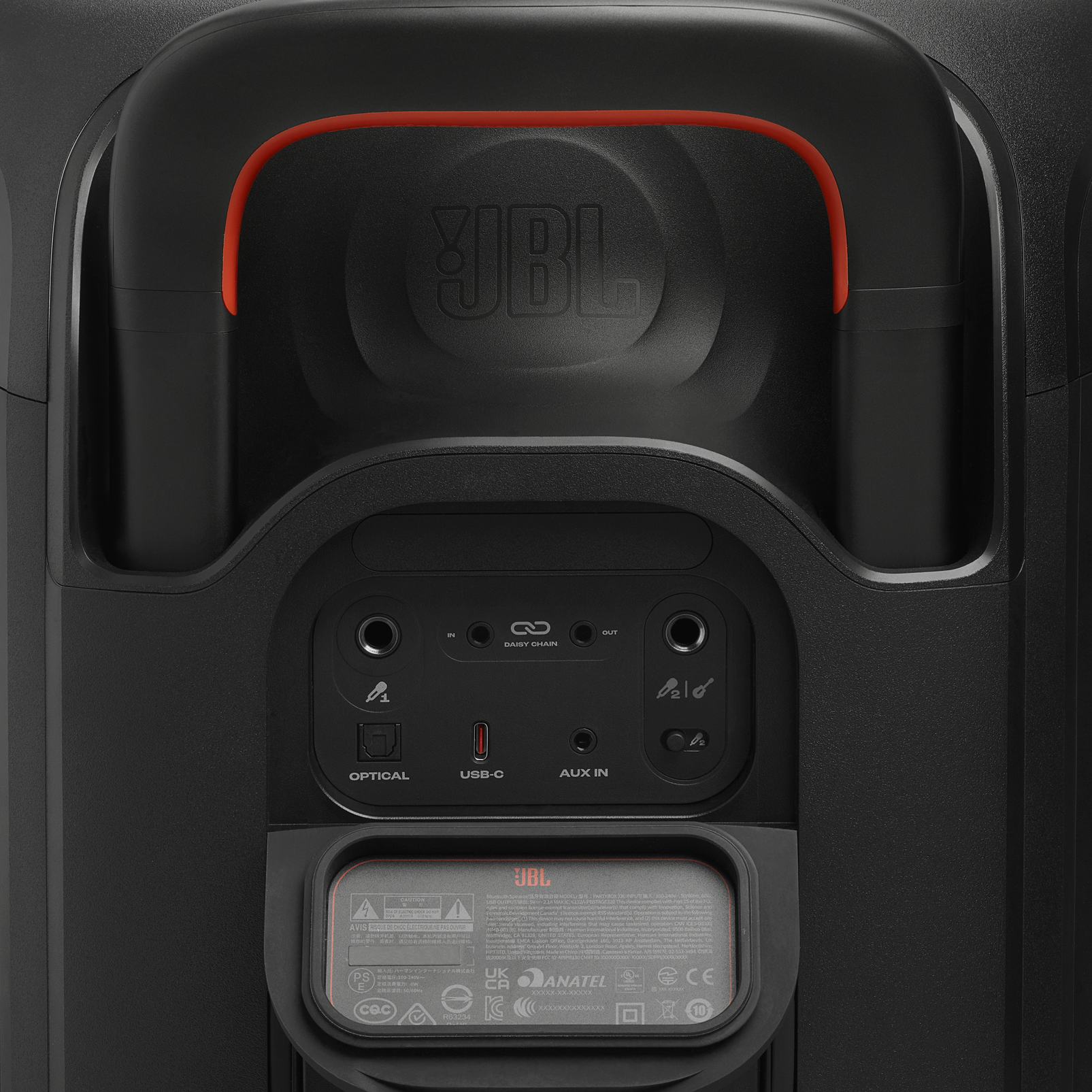 JBL PartyBox 330 - Portable Bluetooth Party Speaker with Lights – Black