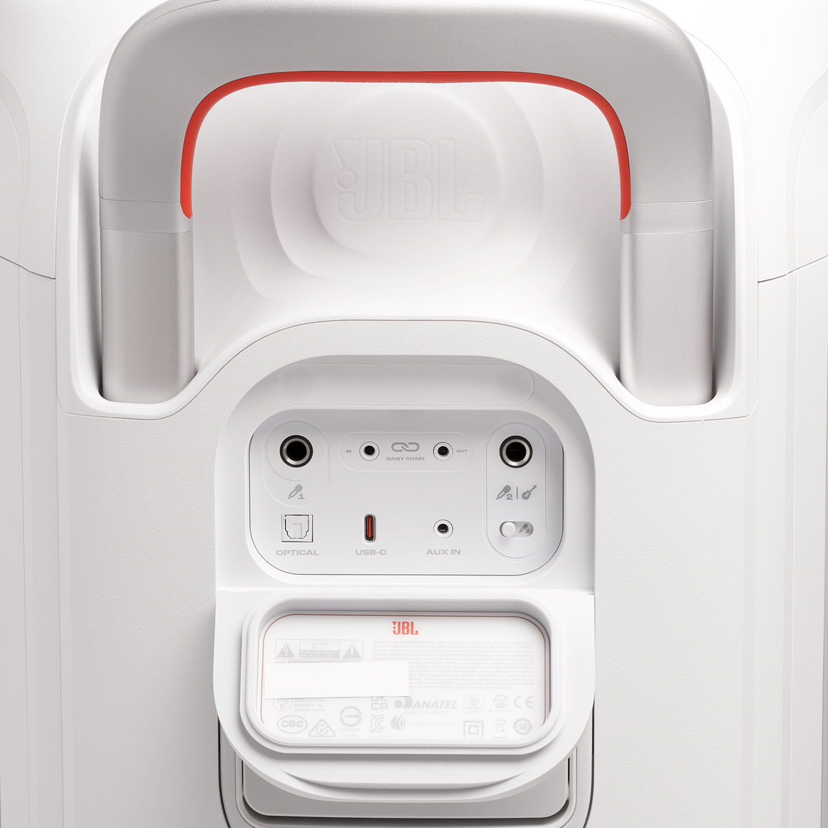 JBL PartyBox 330 - Portable Bluetooth Party Speaker with Lights – White