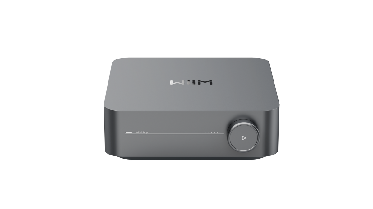 WiiM Amp Music Streaming Amplifier + 2 x Monitor Audio C1M Ceiling Speakers + 20m QED QX16/2