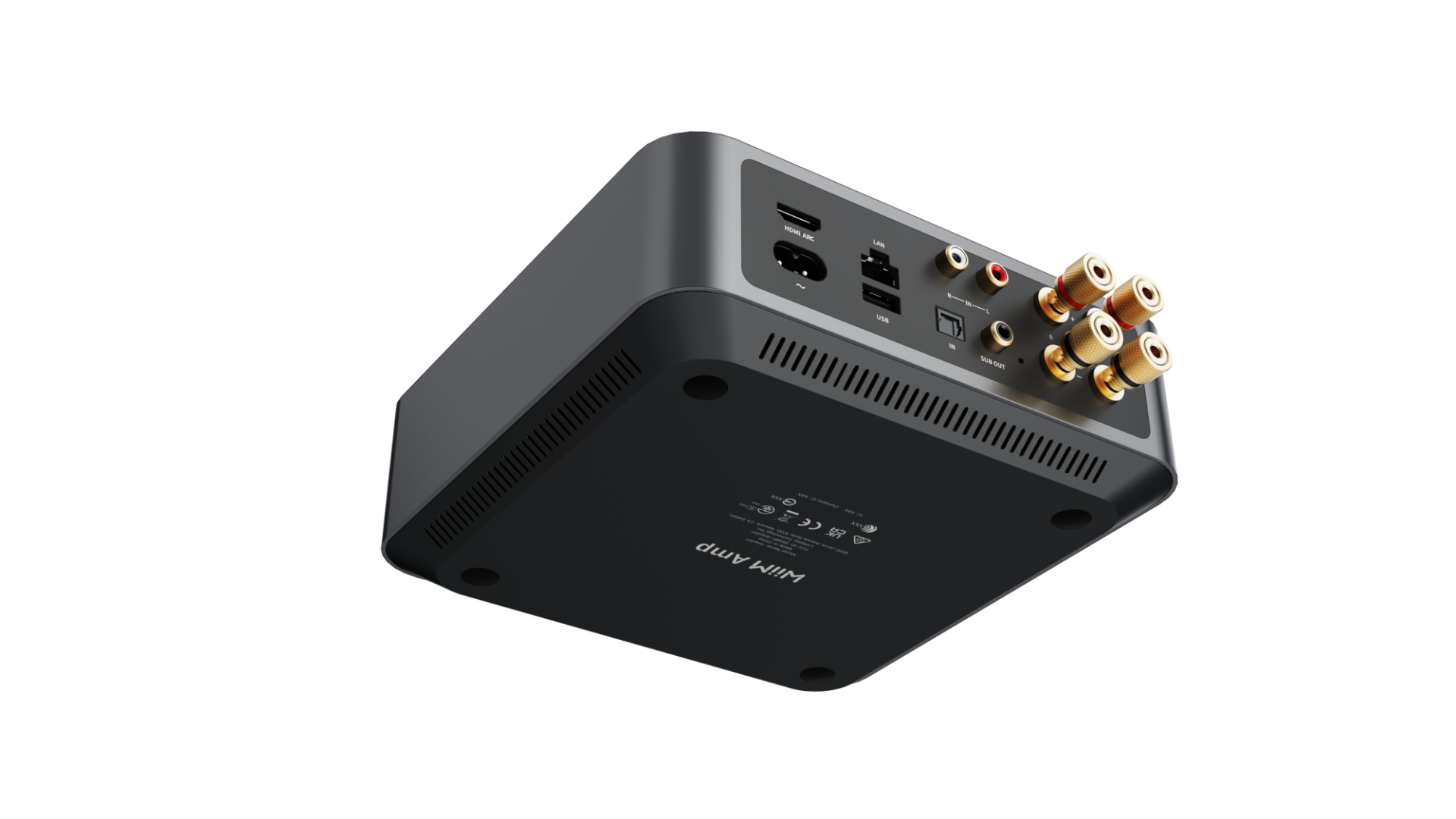 WiiM AMP Music Streaming Amplifier - Space Grey