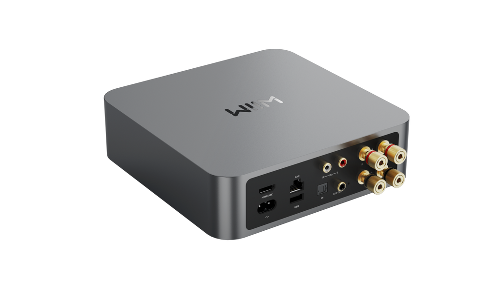 WiiM AMP Music Streaming Amplifier - Space Grey