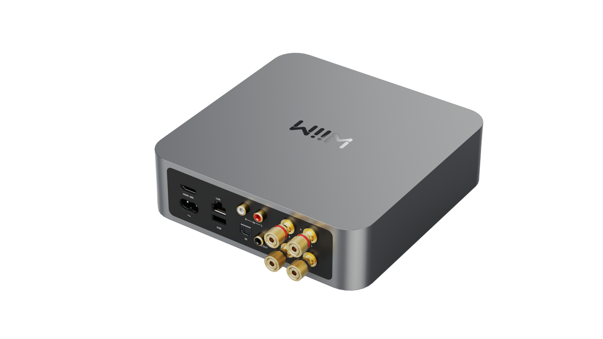 WiiM AMP Music Streaming Amplifier - Space Grey