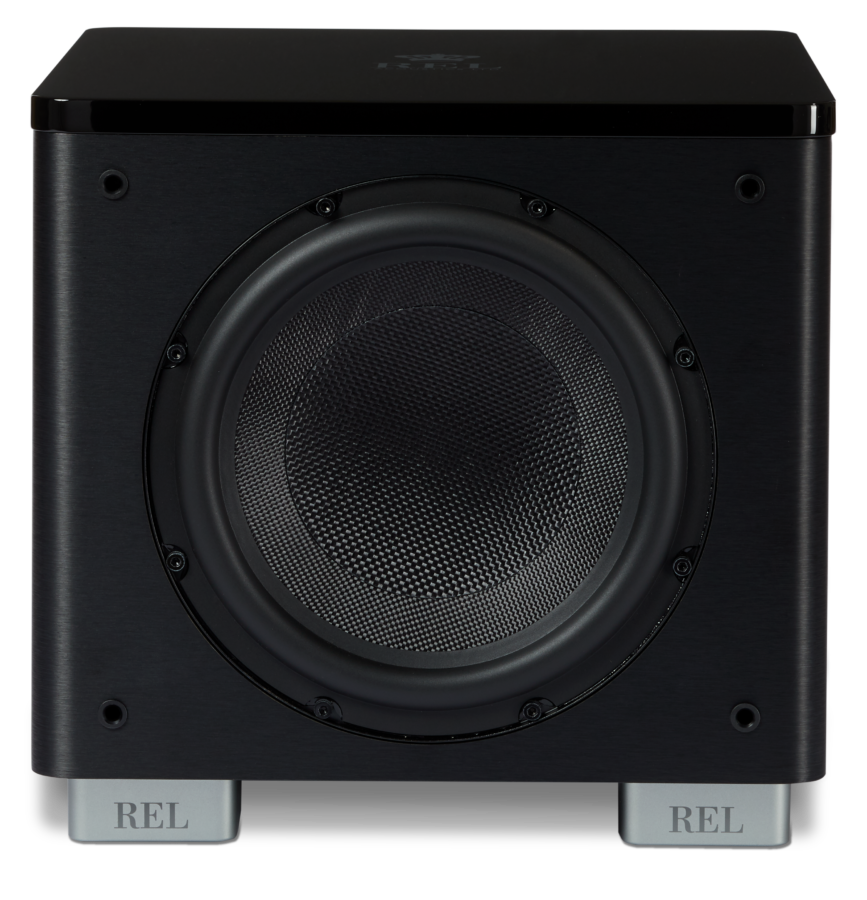 REL HT/1003 MKII Subwoofer – Stereo Pair (Black) + FREE 2 x QED Connect Subwoofer Cable – 3M