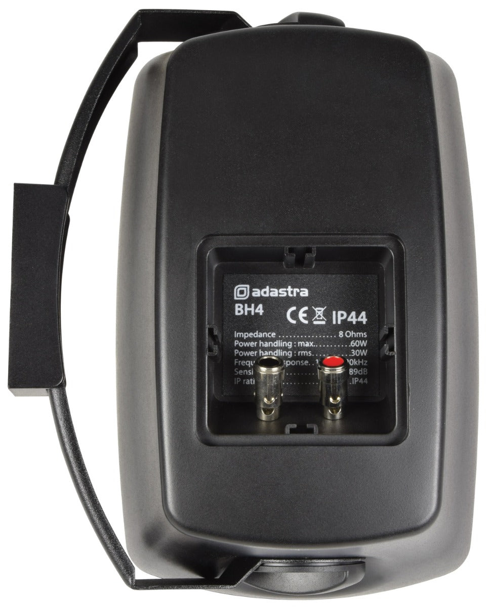Adastra BH4 Indoor / Outdoor Background Speakers - Pair Black