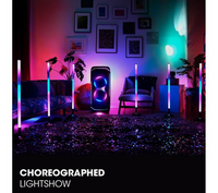 JBL Partylight Stick – Portable PartyBox Compatible Light Stick with Rechargeable Battery on Stand - OPEN BOX