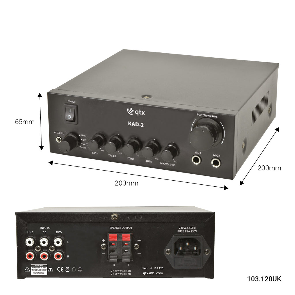 QTX KAD-2 - Digital Stereo Amplifier