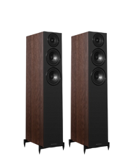 Wharfedale Diamond 12.3i Walnut + LEAK Stereo 230 Integrated Amplifier – Walnut + 5M QED 79 Strand – Black