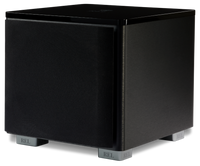 REL HT/1205 MKII Subwoofer – Stereo Pair (Black) + FREE 2 x QED Connect Subwoofer Cable – 3M