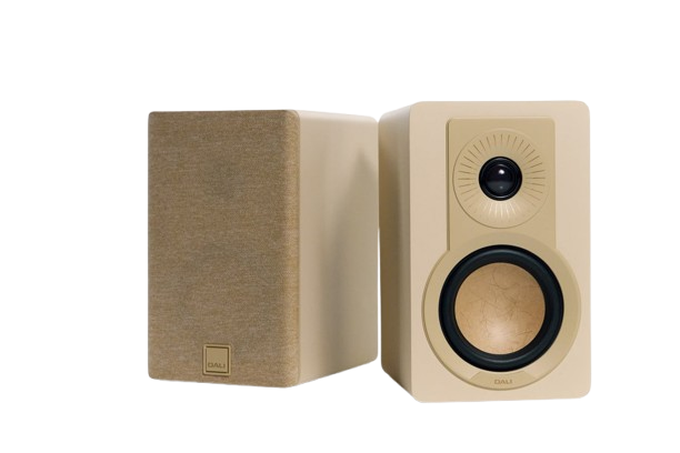 Dali KUPID Compact Bookshelf Speakers - Caramel White
