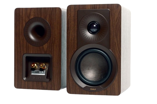 Dali KUPID Compact Bookshelf Speakers - Dark Walnut