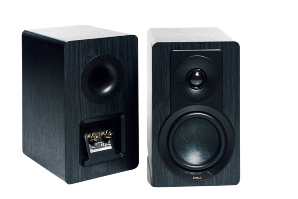 Dali KUPID Compact Bookshelf Speakers - Black Ash