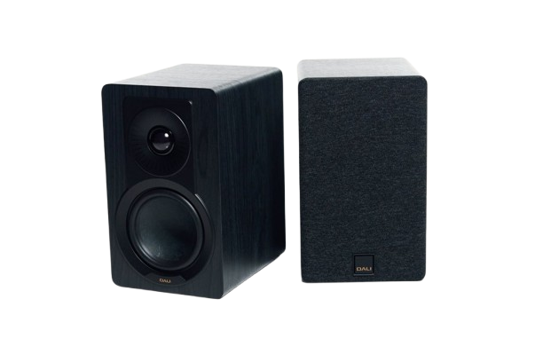 Dali KUPID Compact Bookshelf Speakers - Black Ash