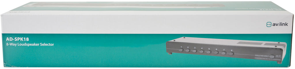 AV:Link 8 Way Loudspeaker Selector / Switch
