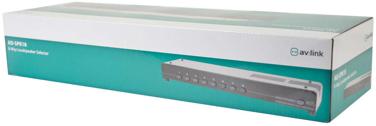 AV:Link 8 Way Loudspeaker Selector / Switch