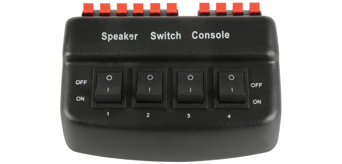 AV:Link 4 Way Loudspeaker Selector / Switch 100W