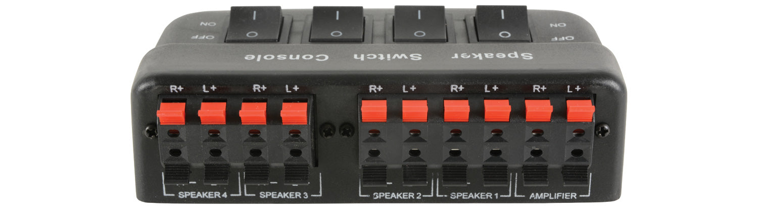 AV:Link 4 Way Loudspeaker Selector / Switch 100W