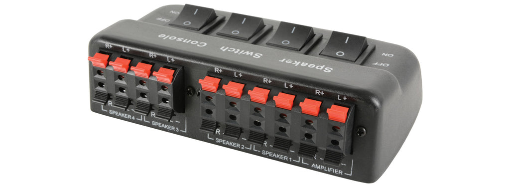 AV:Link 4 Way Loudspeaker Selector / Switch 100W