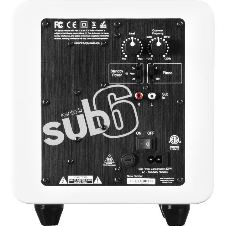 Pro-Ject Debut Carbon Evo Turntable + Kanto YU6 + SUB 8 MKII Bundle in Matt White