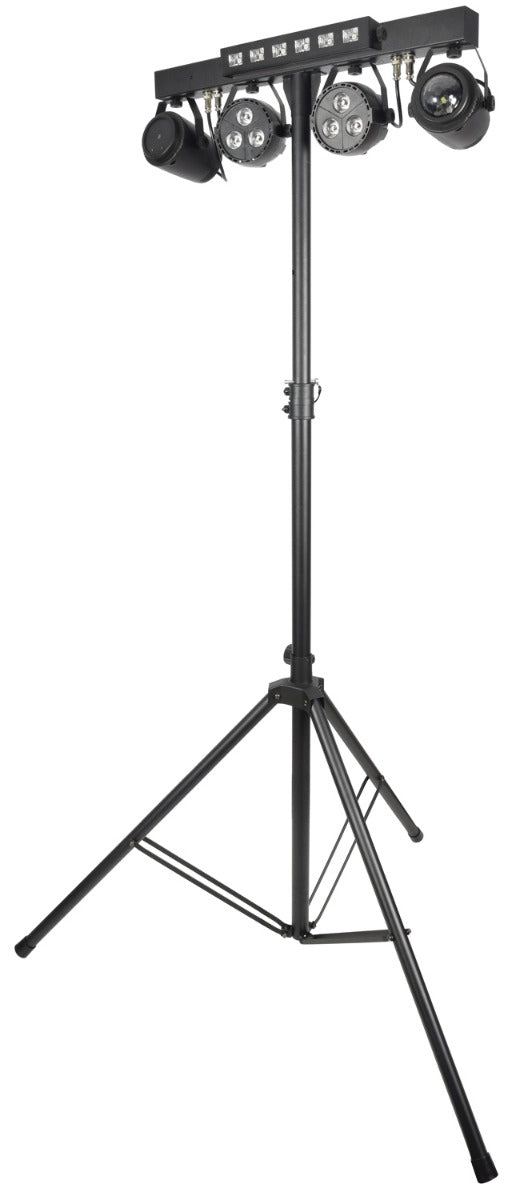 QTX Stage Bar - LED PAR Bar With Strobe & Laser effects