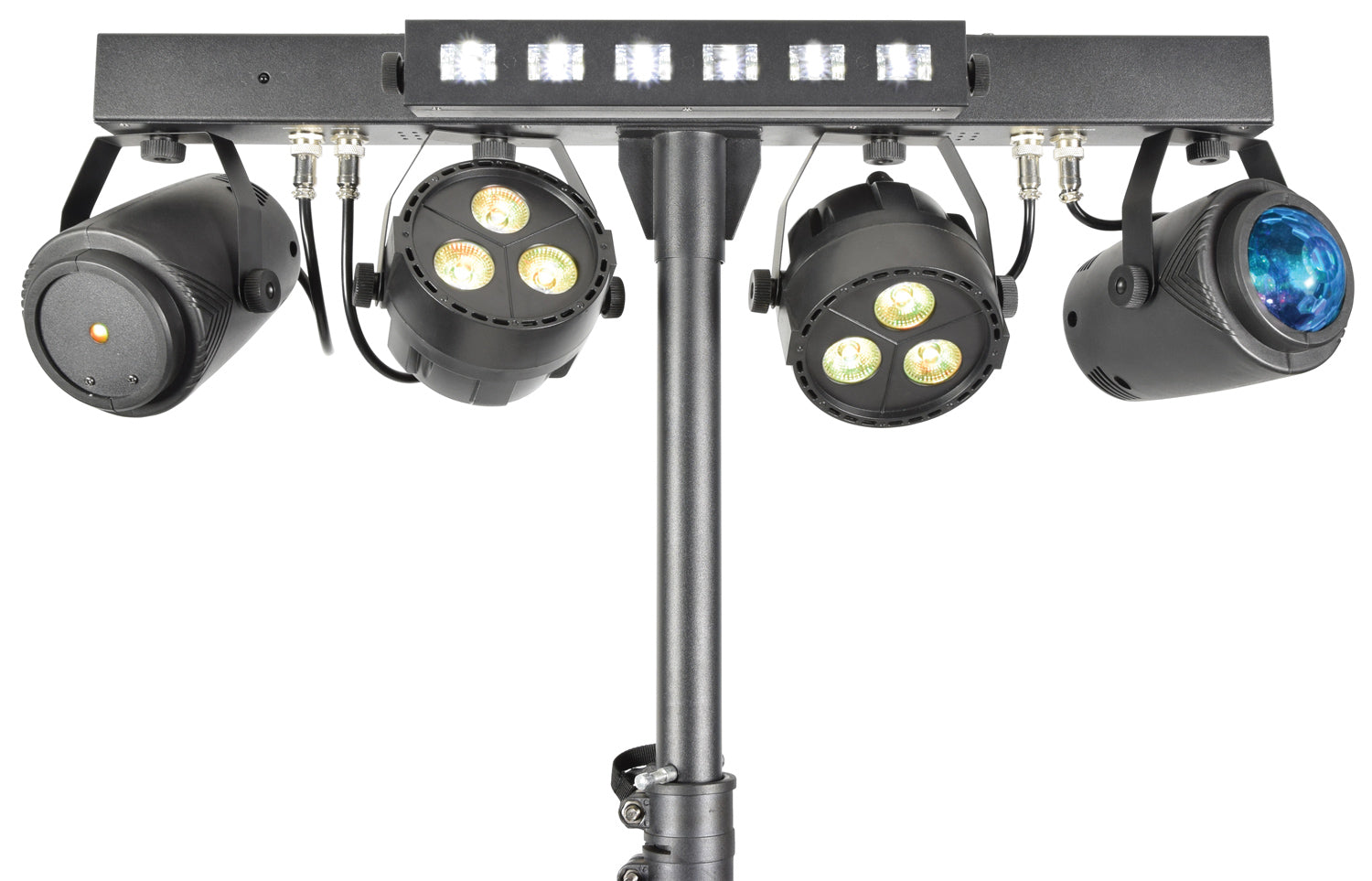 QTX Stage Bar - LED PAR Bar With Strobe & Laser effects