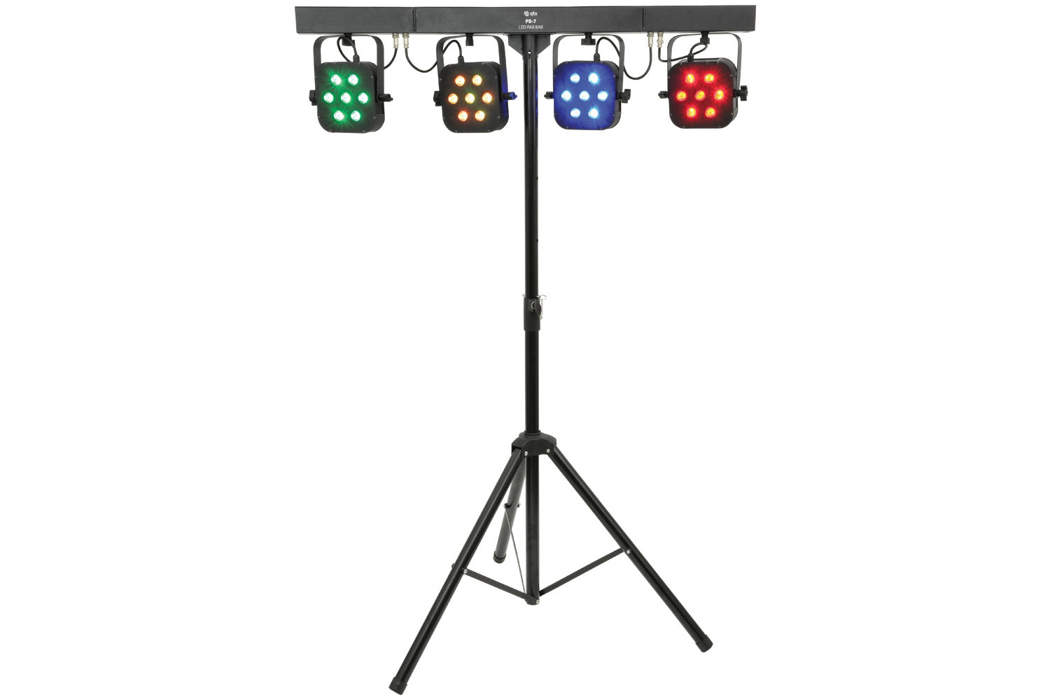 QTX PB-7 - High Powered Foldable All-In-One Lighting Bar system including case