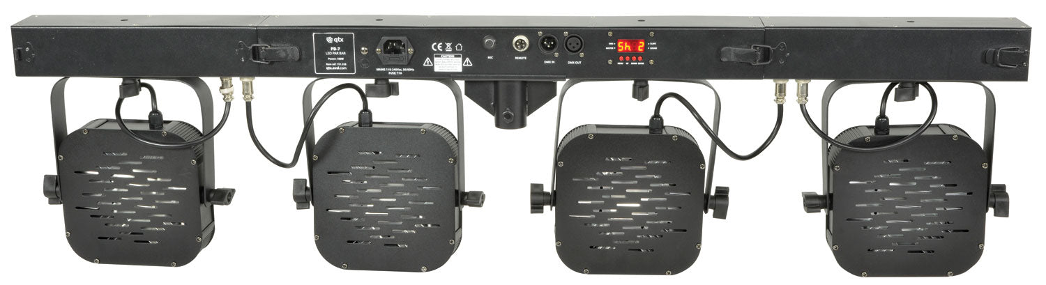 QTX PB-7 - High Powered Foldable All-In-One Lighting Bar system including case