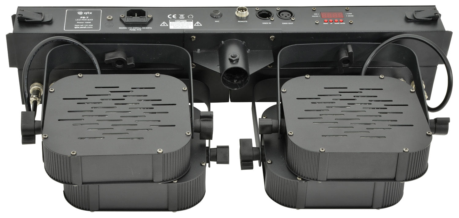 QTX PB-7 - High Powered Foldable All-In-One Lighting Bar system including case