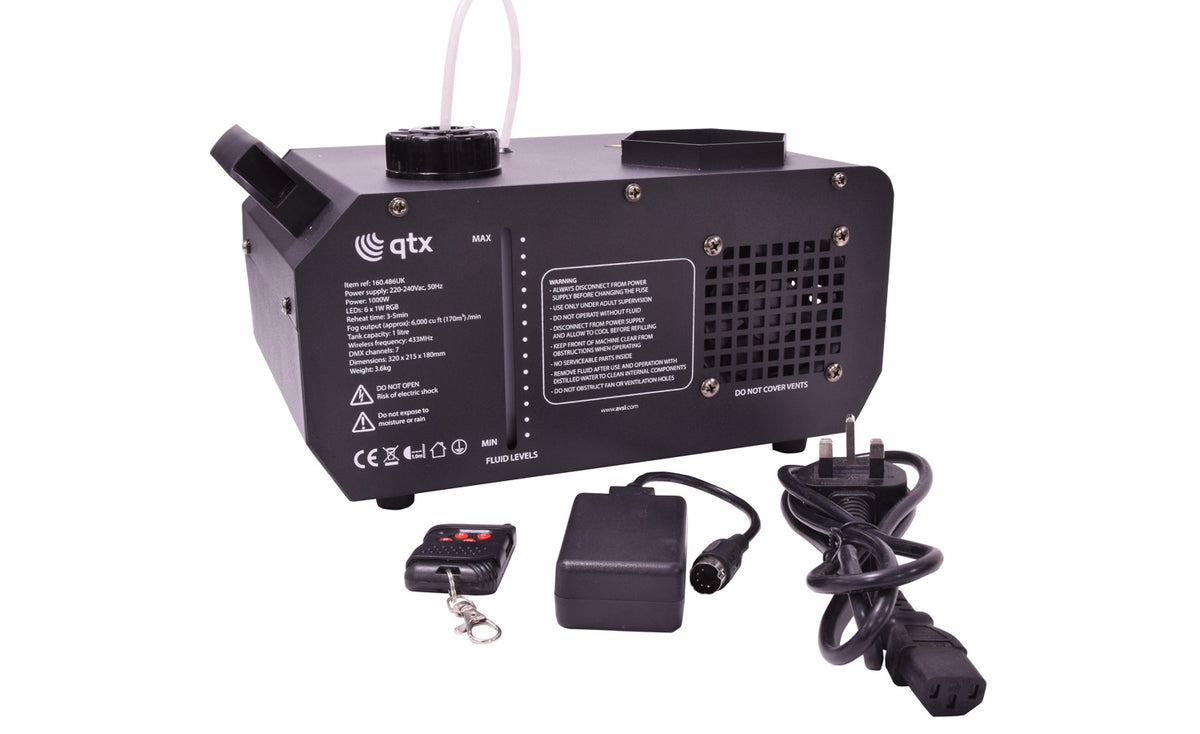 QTX FLARE-1000 Vertical LED Fog Machine