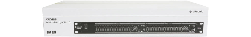 Citronic CEQ215 Dual 15-Band Graphic EQ