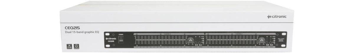 Citronic CEQ215 Dual 15-Band Graphic EQ