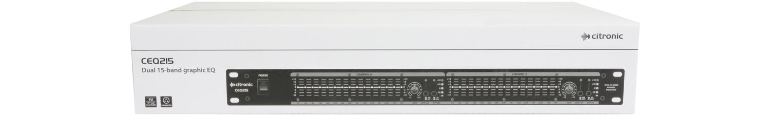 Citronic CEQ215 Dual 15-Band Graphic EQ