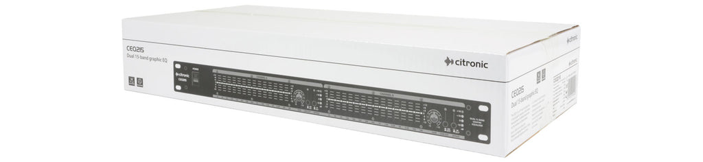Citronic CEQ215 Dual 15-Band Graphic EQ