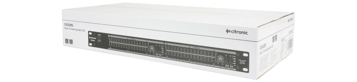 Citronic CEQ215 Dual 15-Band Graphic EQ