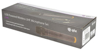QTX U-MIC Wireless Set - USB Powered Handheld UHF Microphone
