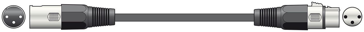 QTX Professional DMX Lighting Lead 20m