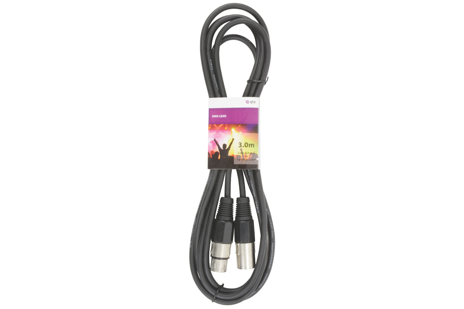 QTX Professional DMX Lighting Leads