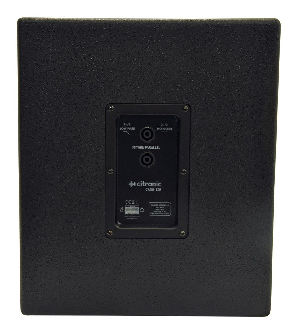 Citronic CASA-12B 12" Passive Subwoofer 400W