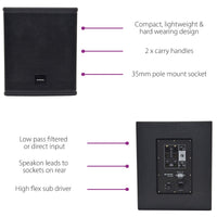 Citronic CASA-12B 12" Passive Subwoofer 400W