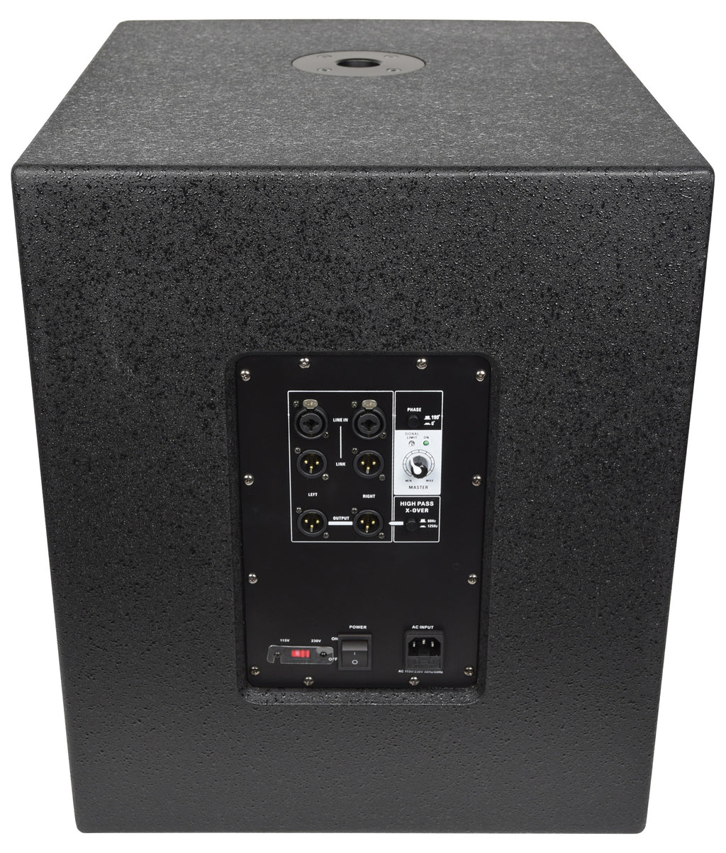 Citronic  CASA-15BA 15" Active Powered PA Subwoofer 900W