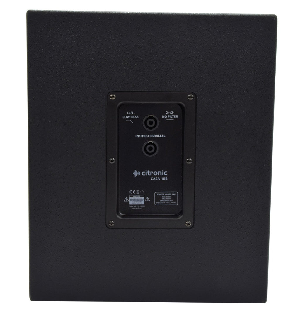 Citronic CASA-18B 18" Passive Subwoofer 600W