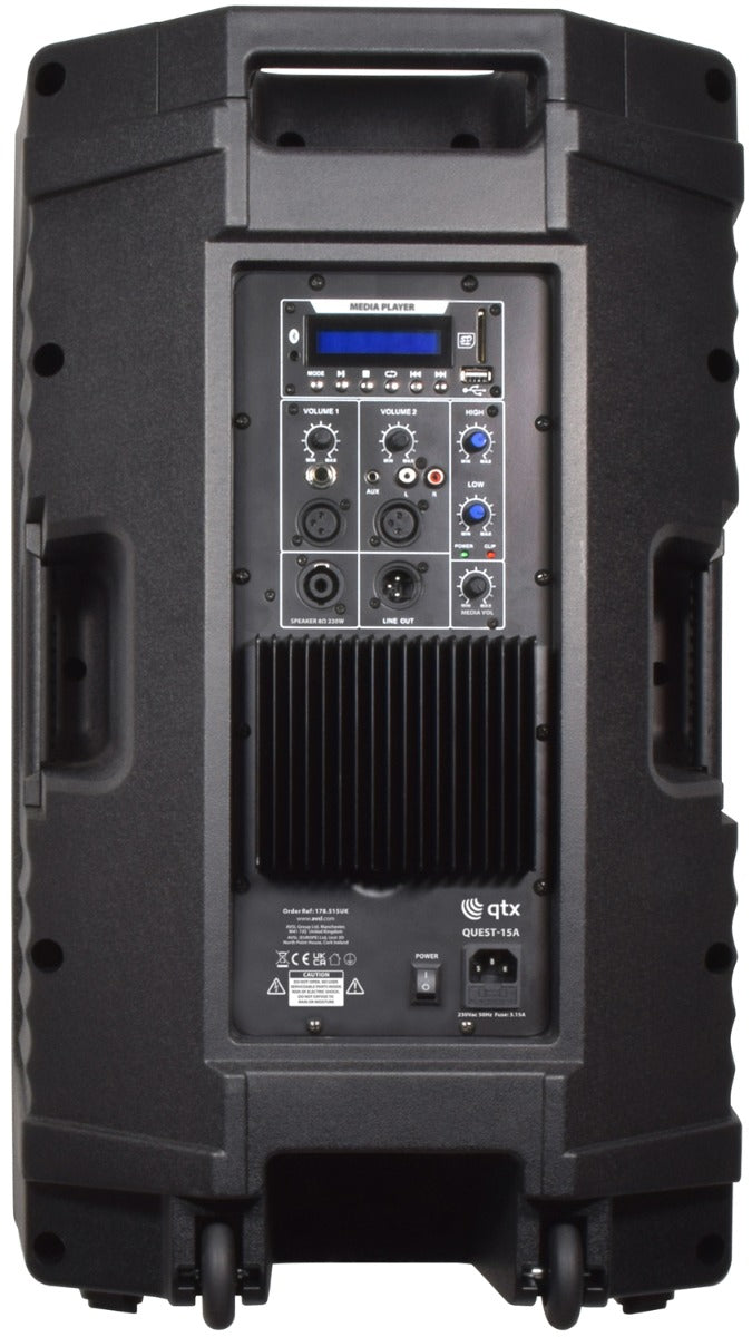 QTX 15" Quest PA Setup with Stands