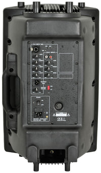 QTX Twin QX15A 800W Active PA Speaker Bundle With Covers & Stands