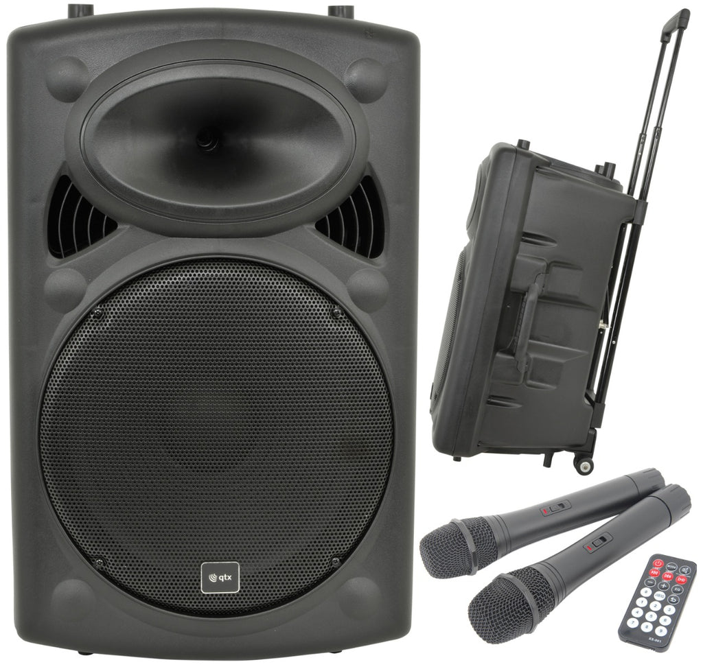 QTX QR15PA with TWS + UHF Microphones
