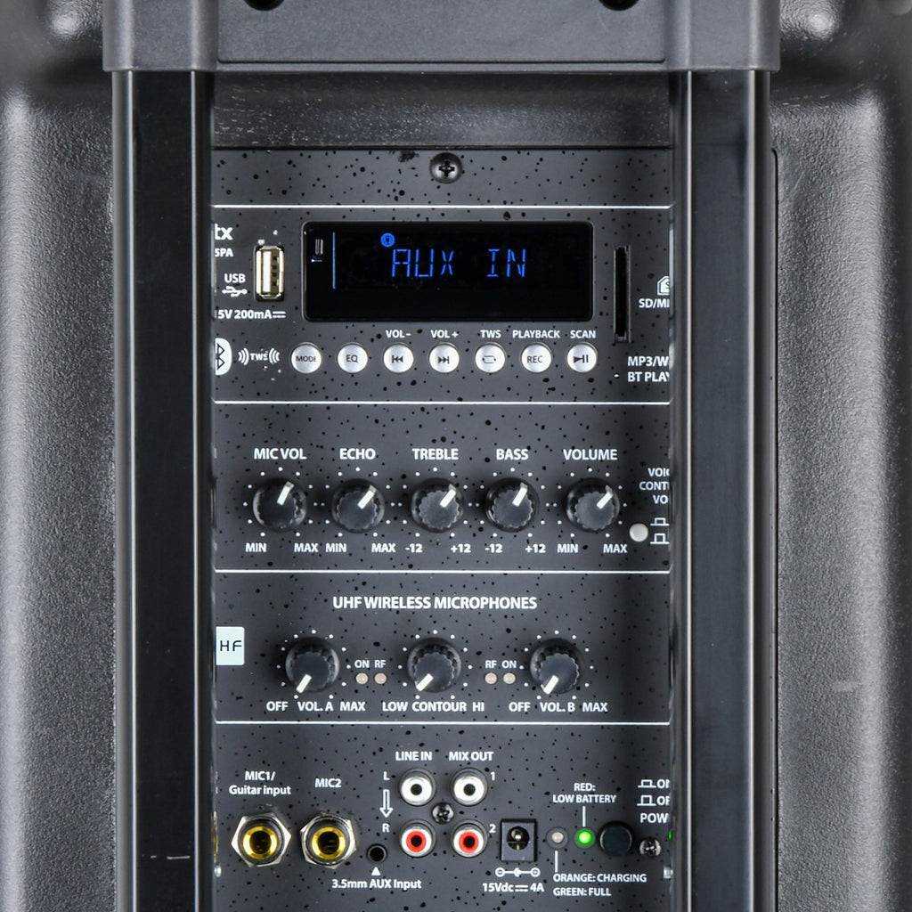 QTX QR15PA with TWS + UHF Microphones
