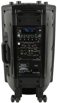 QTX QX12PA-PLUS Portable PA System with UHF USB SD FM & Bluetooth + Cover