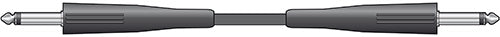 QTX Professional 6M TRS Mono Jack 6.3mm Speaker Guitar Lead