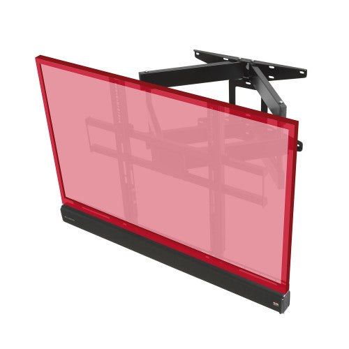 SoundXtra Soundbar And Cantilever TV Mount For Cambridge Audio TVB2 And Q Acoustics Media 4