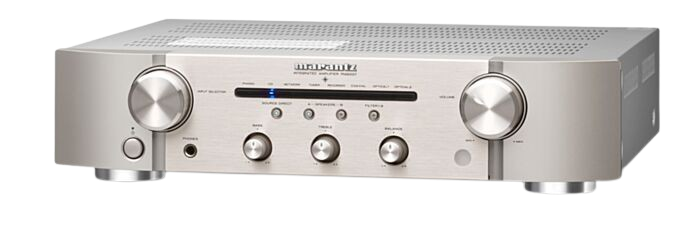 Marantz PM6007 Integrated Amplifier + Monitor Audio Bronze 300 7G Floor Standing Speakers Package and 5 metres Classic 79 Strand